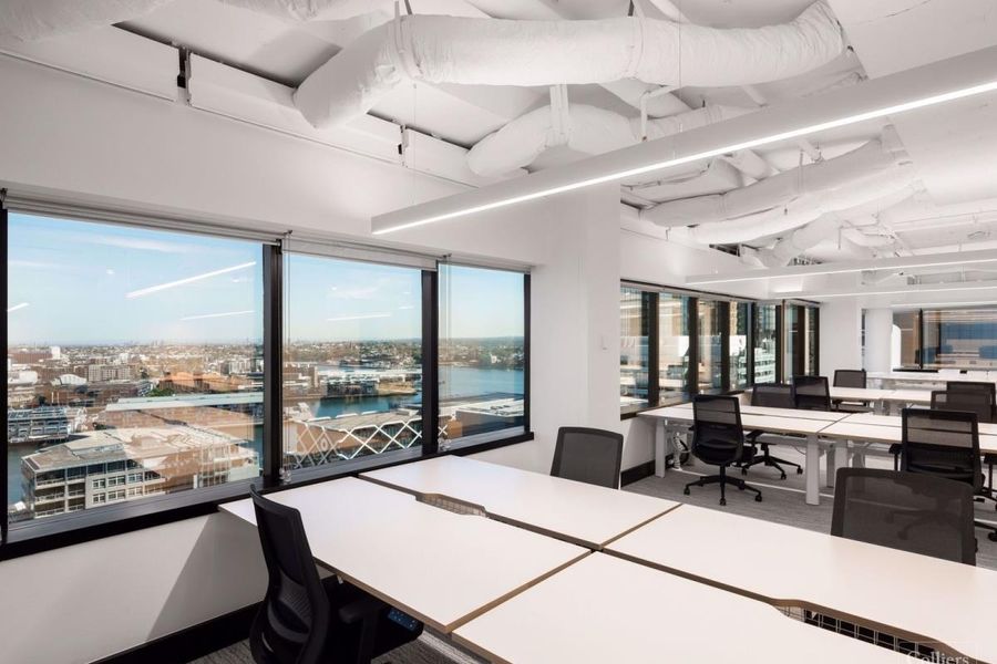 Sydney office desks with water views