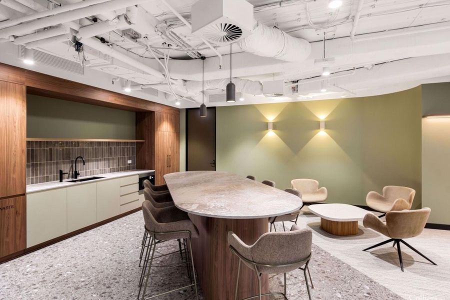 Sydney office kitchen and lounge