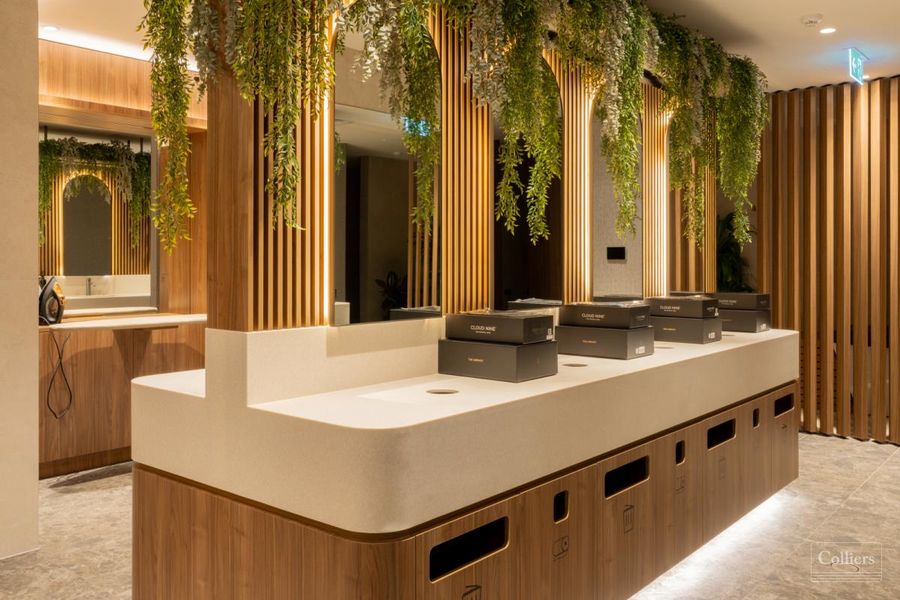 Sydney office end-of-trip vanities